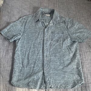 Chubbies The Nutter Men's Blue Patterned Snap Up Shirt